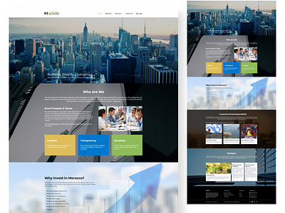 MK Global Management Web Design figma invest investment investor landing page ui ui ux uiux web design wordpress