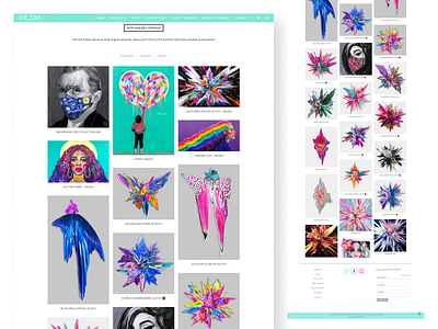KateTova Web Design artist landing page paint painter ui ux web design web development wordpress