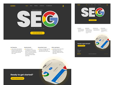 SEO Agency Homepage Design agency design development figma homepage landing page search engine optimization seo ui ui ux web design wordpress