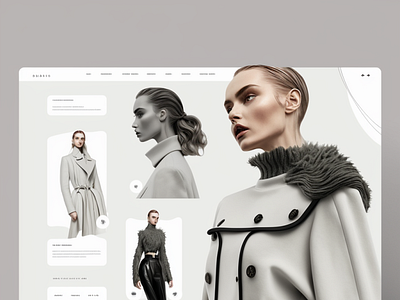 Modern female fashion website design apparel clothing design fashion figma landing page merchandise ui ui ux web design