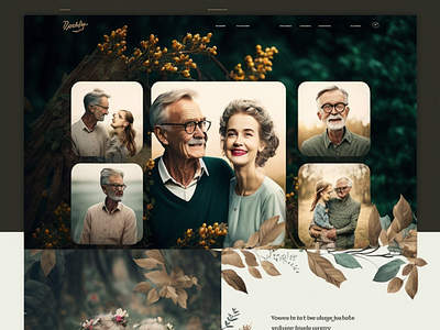 Lovely Family photography website design design family figma landing page photography ui ux web design