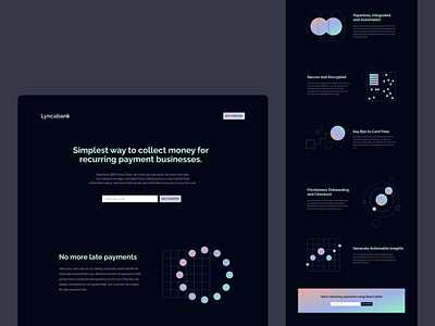 Lyncabank — Landing page