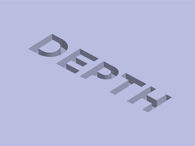Deep Depth Text Effect branding creative deep depth design effect gradient logo illustration inspiration logo logo design minimal logo modern logo smrity6032 text trendy typography