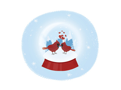 Snowglobe art doodle illustration illustrator love snowglobe winter xmas