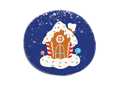 House art doodle gingerbread illustration illustrator xmas