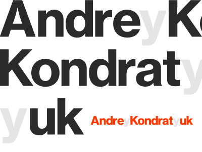 Logotype for Andrey Kondratyuk