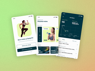 Daily UI 041 :: Workout Tracker app dailyui design ui ux