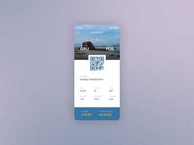 Daily UI 024 :: Boarding Pass app dailyui design ui ux