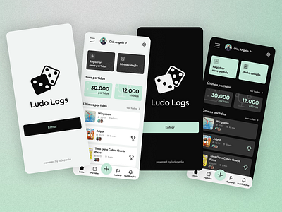 Ludo Log App app boardgame dailyui design match play ui ux