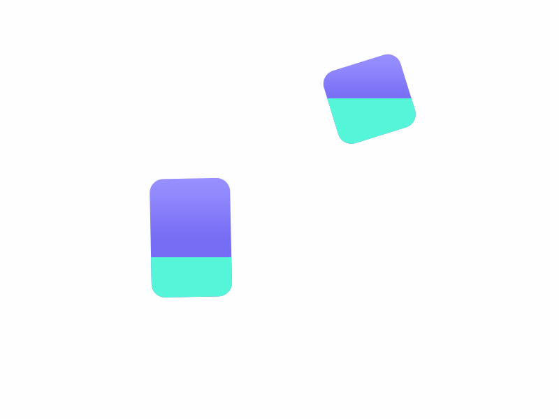 Keys animation bounce gif loop shape square