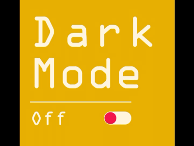 Dark mode On/Off Switch for DailyUI #015 daily 100 challenge dailyui dailyuichallenge design onoff onoff switch onoffswitch switch ui