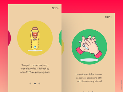 Covid App Onboarding app dailyui dailyuichallenge design onboarding ui