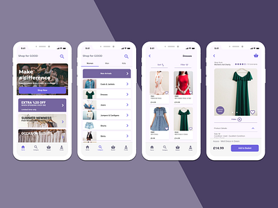 Mobile App - Online Charity Shop