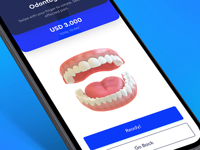 Dental App 3d android app clean dental design illustration ios mobile motion motion design motion graphics ui