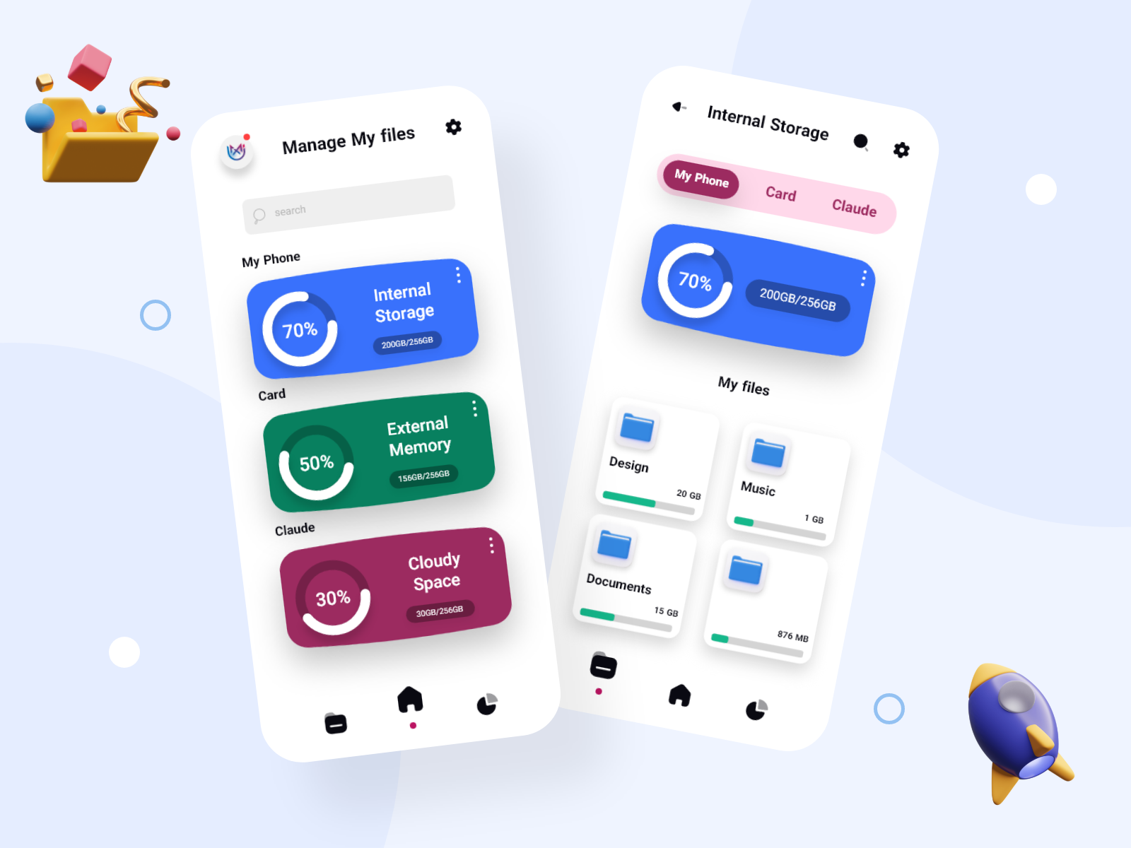 Ui file management by Mohammad Mohammadpoor on Dribbble