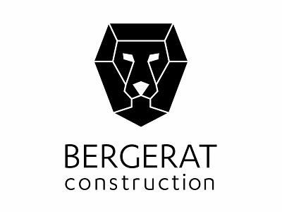 Bergerat - construction company branding design icon logo