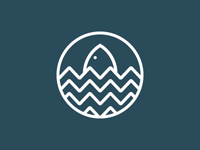 Salmon Company branding design logo minimal