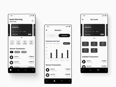 Finance Management - Mobile App