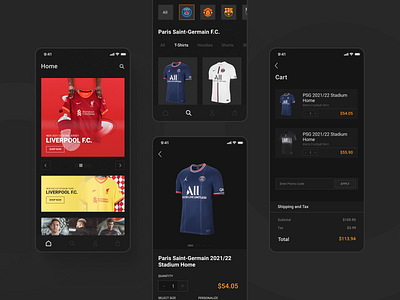 Sport E-commerce - Mobile App