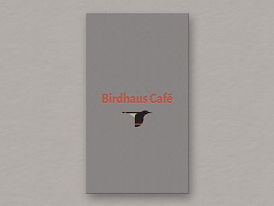 Birdhaus Cafe art direction branding graphic design identity