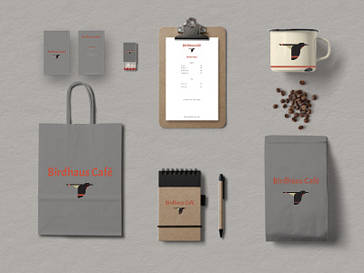 Birdhaus Cafe art direction branding graphic design identity