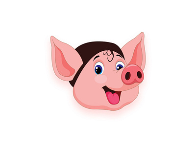 Pig Character Design Illustration branding desain desain logo desaingrafis desainlogo design illustration logo logodesign logos