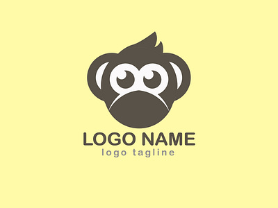 Monkey Character Logo Design