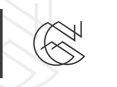 GG Letter Logo Studycase lineart logo logos