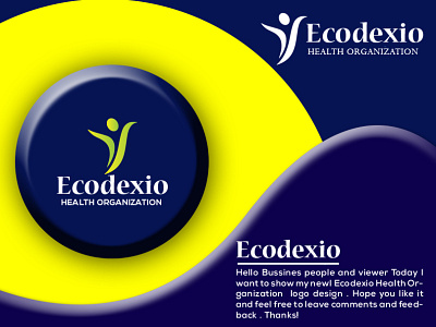 Ecodexio lgo design health logo design logo design logo design branding logo designer logo designs logotype