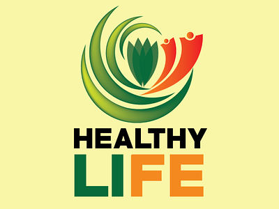 Healthy life logo design