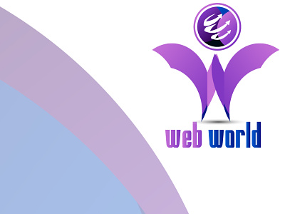 Web World Logo Design icon logo logo design logodesign minimal logo web logo