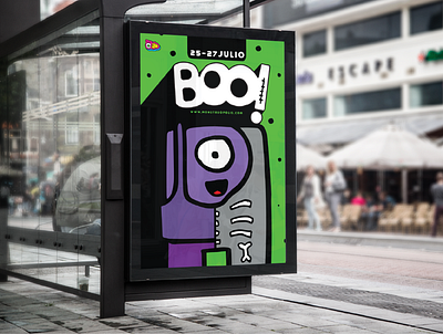 Festival Boo advertisment brand branding campaign design colours design diseño gráfico graphic design illustration kids art logo logotypedesign typography vector