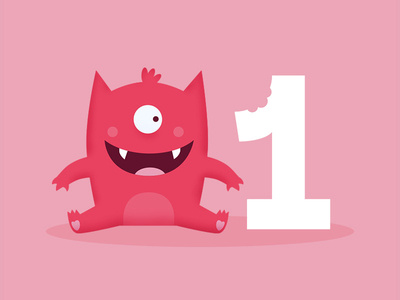 Monster Bday Card