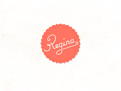 Shot Regina Wip - progress hand lettering logotype pencil sketch