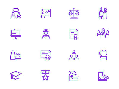 Menu Icons icons line resources vector what we do