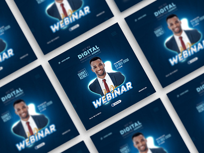 Online Webinar ads | Social Media Banner Design | Instagram Post