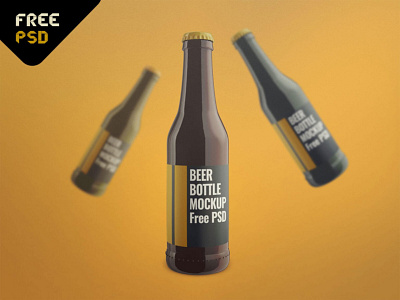 Download Beer Bottle Mockup Psd By Prime On Dribbble