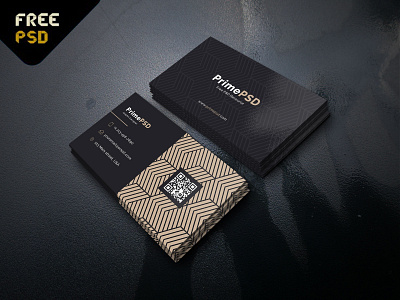 Minimalistic Business Card Design Free PSD