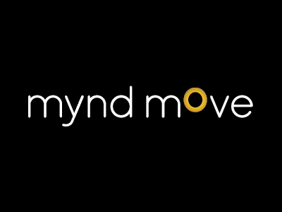 Mynd Move Wordmark brand logo logo design technology wordmark