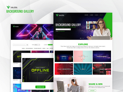 Valera Screens Background Gallery Web Design