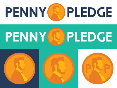 Penny Pledge branding lincoln logo penny