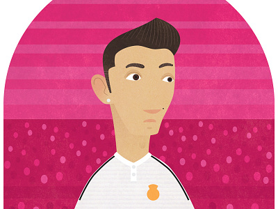 Cristiano Ronaldo digital illustration soccer