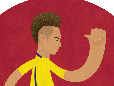 Neymar illustration soccer