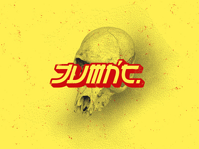 Lettering experiment bitmap lettering lettering art skull vector