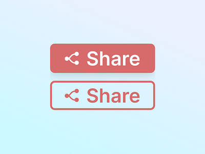 Daily UI 010 - Social Share Button button dailyui design icon vector