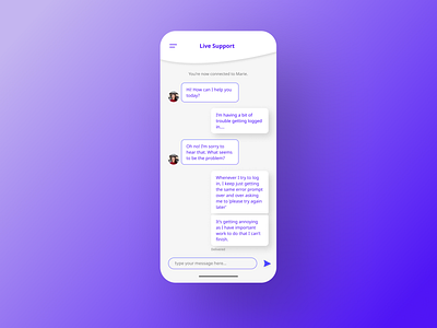 Daily UI 013 - Direct Messaging