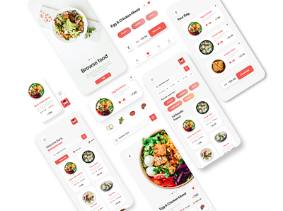 iOS App Design for Food Delivery System app app design colors design dribbble food grocery hello dribbble ios picker recipes store ui uidesign uiux ux uxdesign