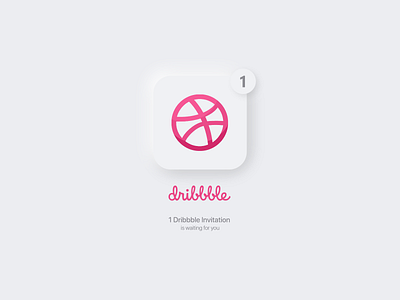 1 Dribbble invitation app design dribbble dribbble invitation dribbble invite dribbble invites hello dribbble invitation invite ios player shots ui uidesign ux