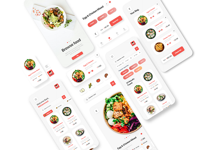 iOS App Design for Food Delivery System