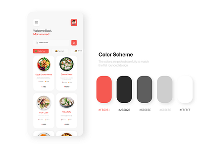 iOS App Design for Food Delivery System - Colors Scheme app app design color colors colorscheme delivery design dribbble food hello dribbble ios receipt ui uidesign uiux ux uxdesign